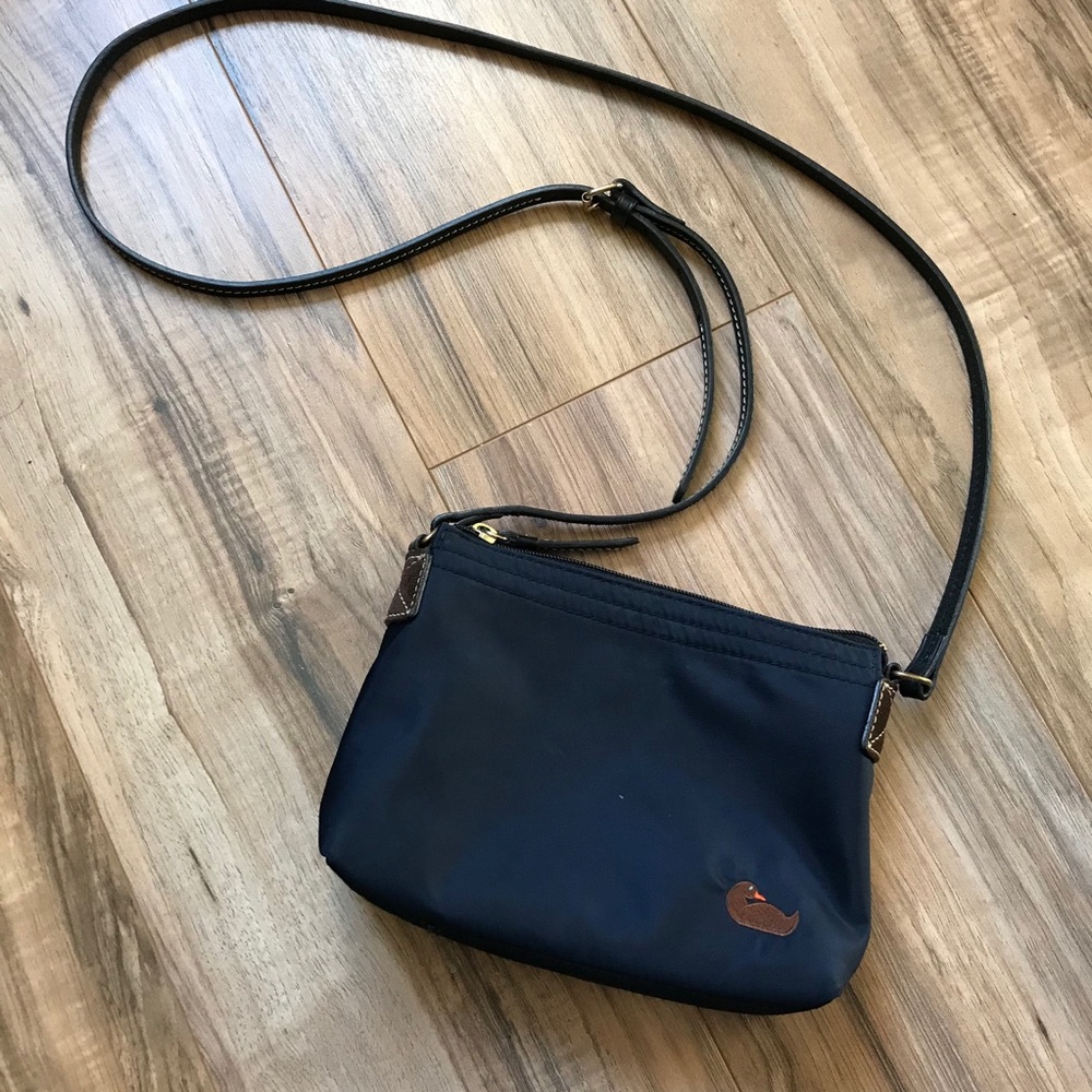 Dooney & Bourke Nylon Crossbody Pouchette Navy